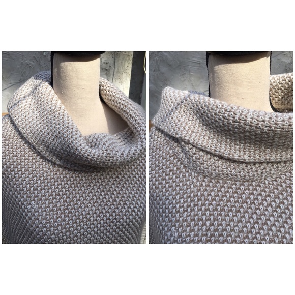 GAP Wool Oversized Cowl Neck Cape Sweater / Dress - Picture 6 of 7